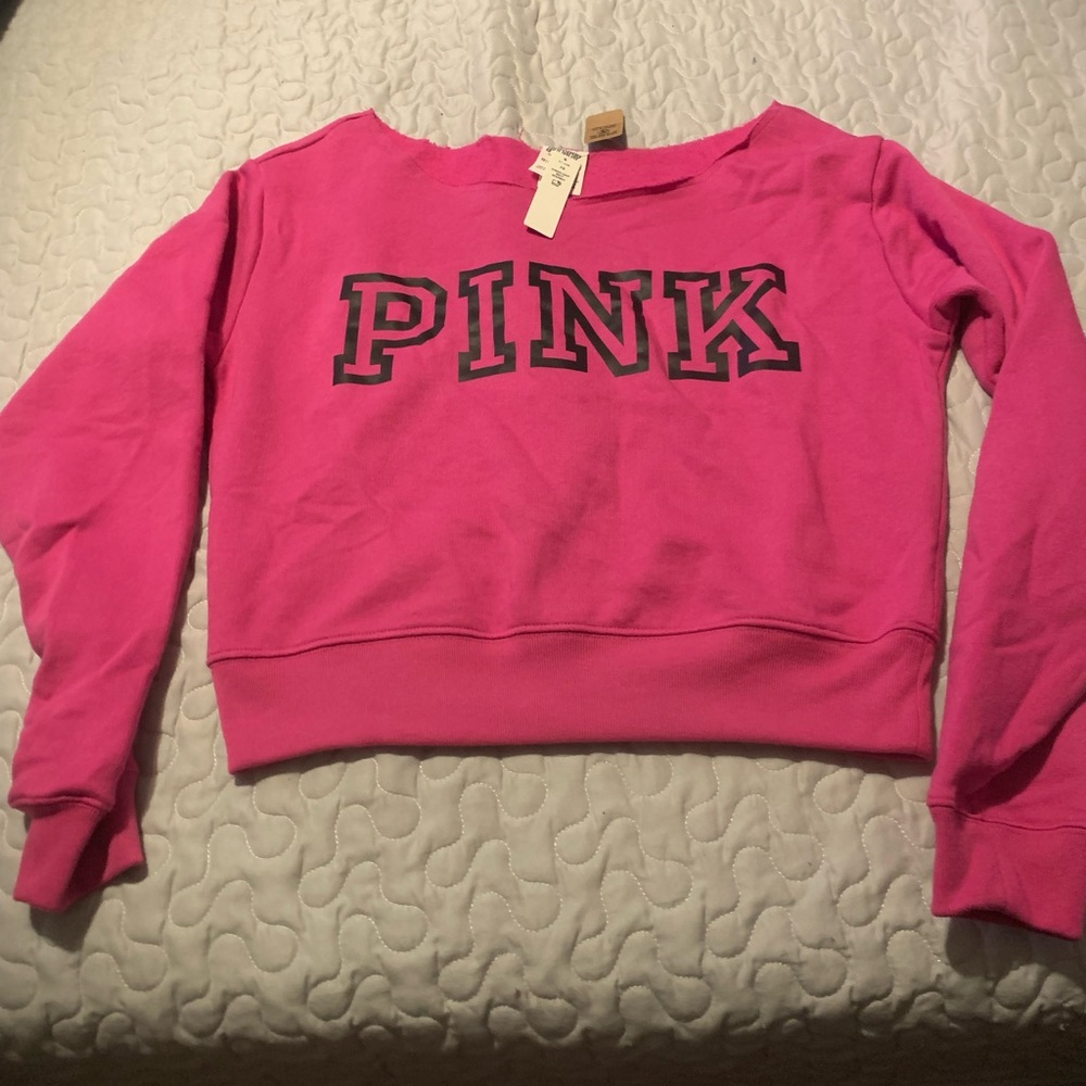 VS Punk raw edge Cropped Sweatshirt